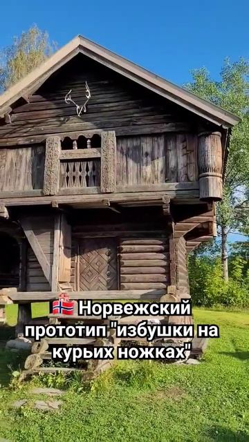 🇳🇴 Норвежский прототип "избушки на курьих ножках" #gur