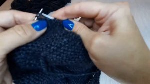 Мужские следки на двух спицах.Размер 42-44. МК.