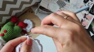 Борода крючком для 🎅.