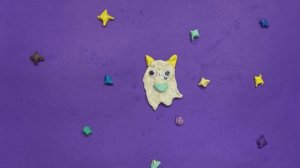 Короткие анимации про кошечку и привидение