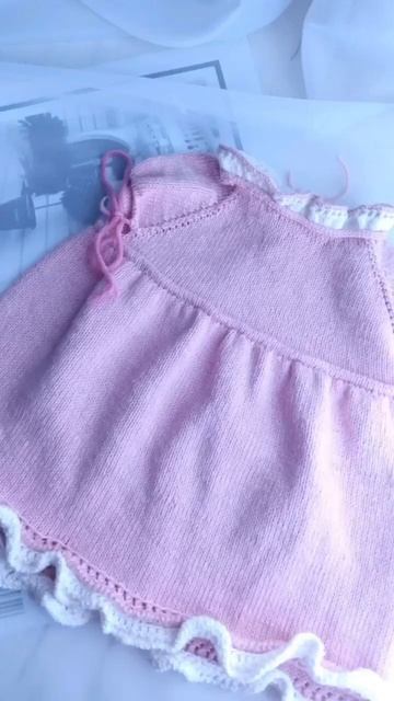 Платье мечты, под заказ #knitting #вязаниеизтрикотажнойпр? смотреть онлайн