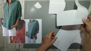 Моделирование. Блуза от белорусского бренда. Выкройка № 1694.