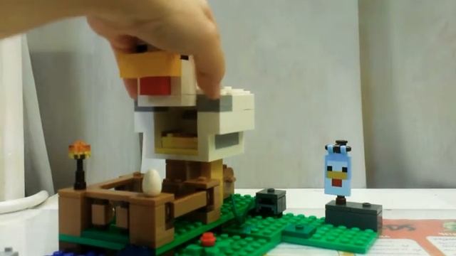 Набор lego minecraft 21140 курятник