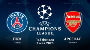 Футбол. ПСЖ - Арсенал. Лига Чемпионов. 1/2 Финала. Ответный матч. Футбол дня.