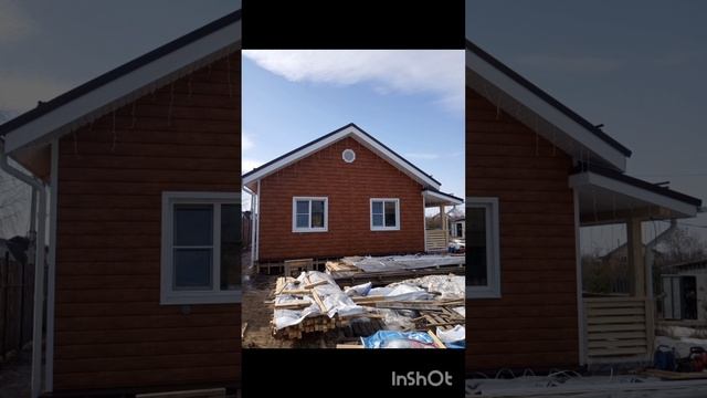 Каркасный дом 8*8 м