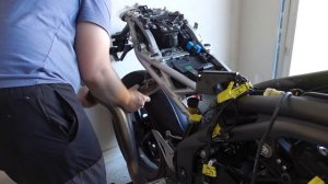 01.Wrecked Super Naked Bike Repair ｜ 2020 Triumph Speed Triple RS 1050 Rebuild