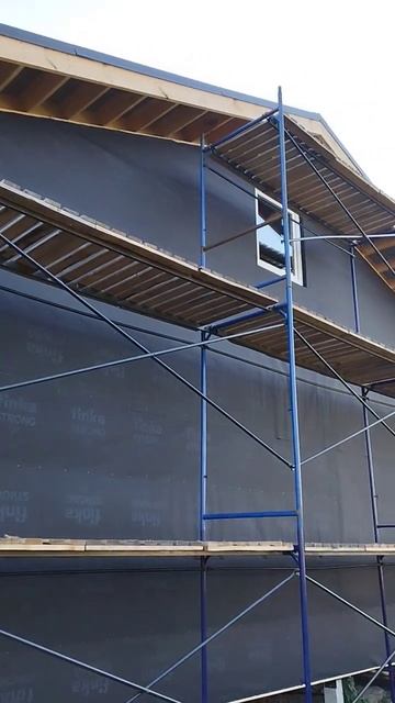 Монтаж мембраны на фасаде. смотреть онлайн