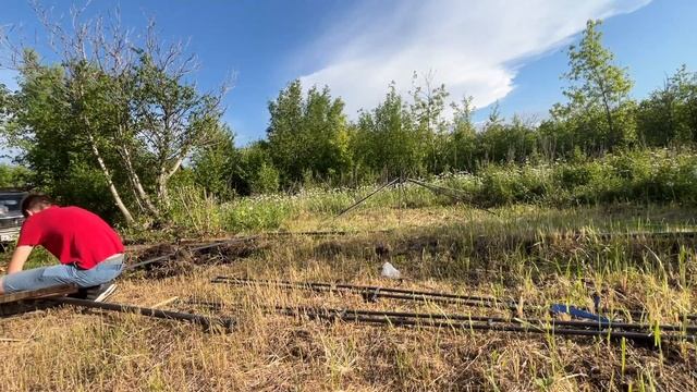 Осваиваем заброшенную дачу, высокие грядки, делаем кр?
