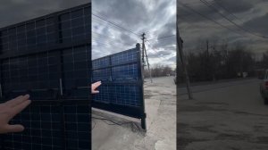 Забор солнечные панели Tomate фотоэлементы на забор