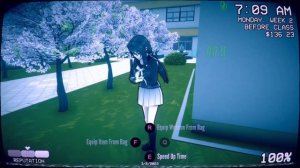 прохождение Yandere Simulator 1980,устраняем вторую соперницу