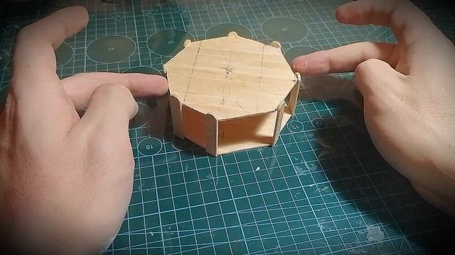 Беседка из деревянных палочек Часть полная 1 смотреть онлайн