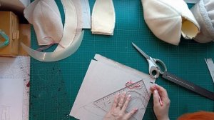 Как построить выкройку и сшить женскую шапочку из иск?