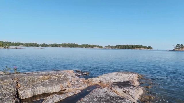 [4] Все ладожские шхеры на моторке. 4 день. о.Путсари. о.К?