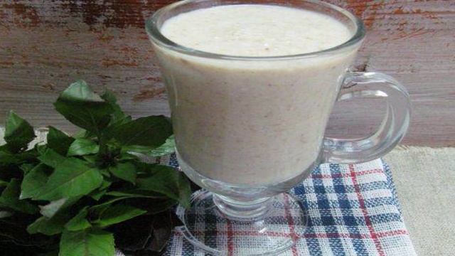 Овсяный смузи-коктейль
