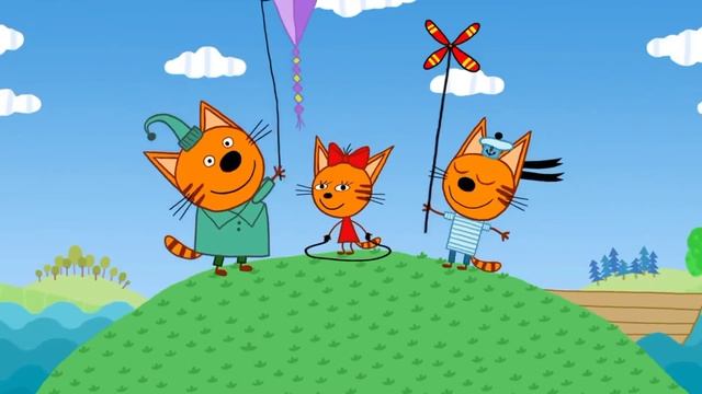 Лунтик переехал к Трём котам Заставка смотреть онлайн