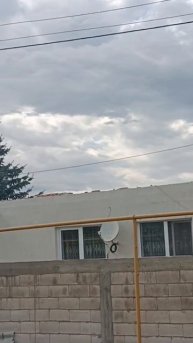 Закончили разбор крыши...