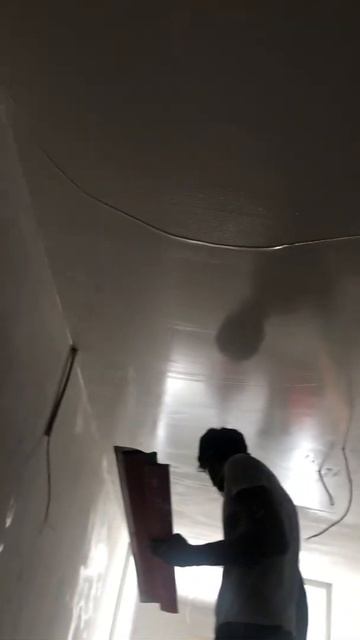 Механизированная шпаклёвка потолка. смотреть онлайн