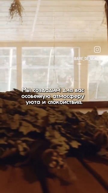 Идите в баню! 🌿 #airedemonte