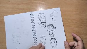 Скетчбук быстрых зарисовок "на коленке"