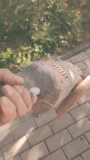 Отработала своё 25 лет, ушм Laebi DSM1-230, 2000W смотреть онлайн