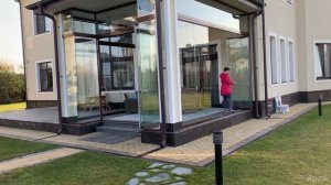 Остекление террасы. Проемы выше 3-х метров.