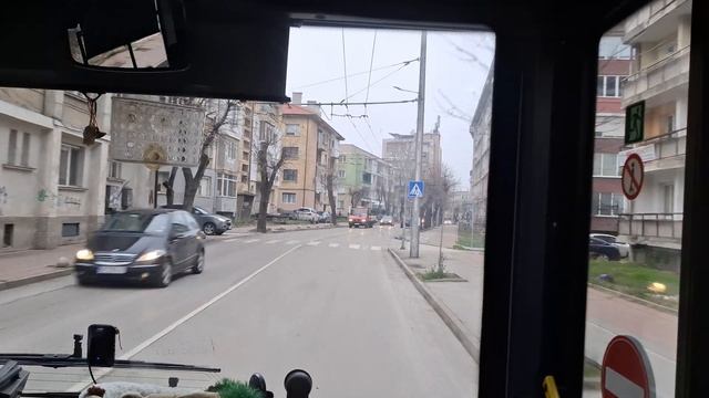 ТРОЛЕЙБУСЕН ТРАНСПОРТ: 1 from Химкомбинат to Блок 26  BKM 32100