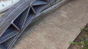 Фермы для навеса из профильной трубы.