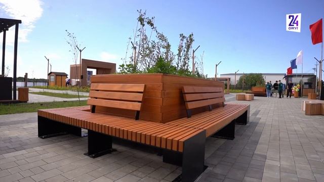 В Сытомино открылась современная парковая зона
