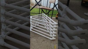 Шпалера из ПВХ труб для огорода 👍