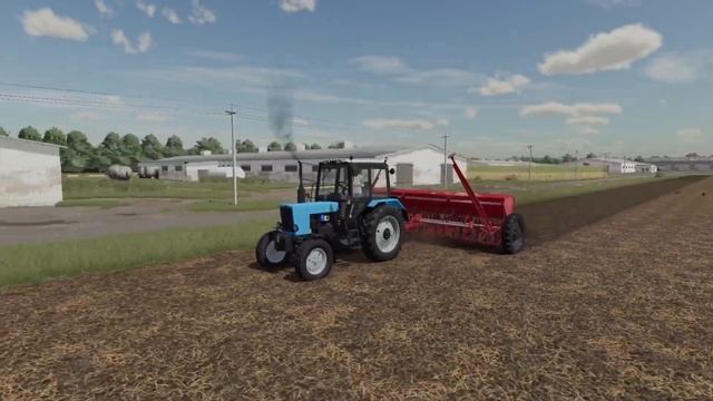 Задисковал поля/Посевная озимых/Farming Simulator 2022
