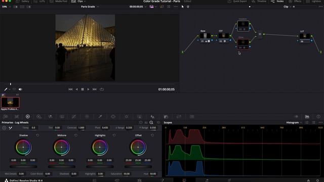 Cinematic Film Color Grade Tutorial   DaVinci Resolve
