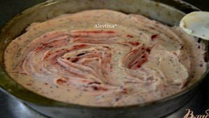 Быстрый кекс с маком и вареньем