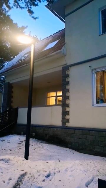 Баня с купелью на улице