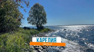 Карелия часть 2. Заглохли на озере. Рыба