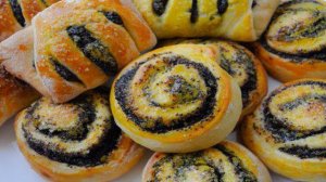 Булочки с маком