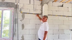 Дом из газоблока/ результат строительства за 2 месяца /