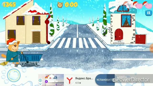 играю в снежки на новый год