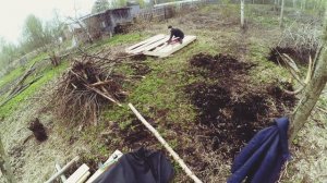 Строю сарай-хозблок своими руками. Основание и пол. Build