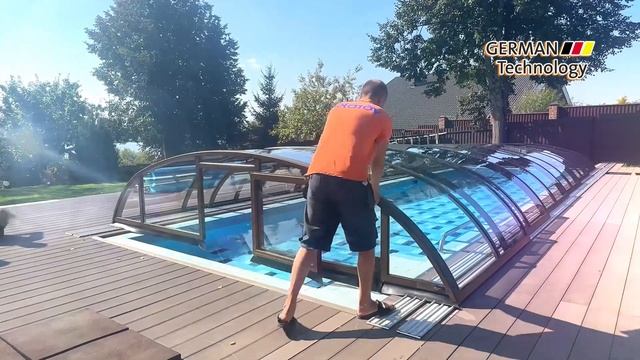 Павильоны для бассейнов модель  FLAIR. размеры 12,0х4,5х1,0м ?