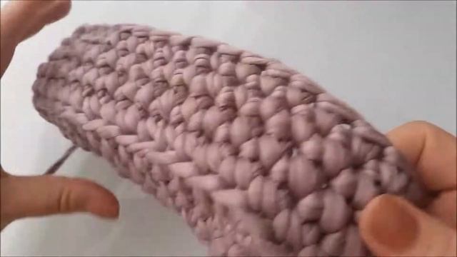 2-Рюкзачок из трикотажной пряжи крючком  Mochila de trapillo  T-shirt yarn backpack