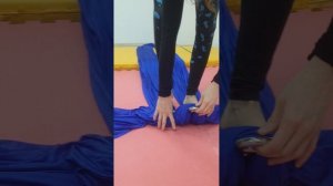 Как завязать гамак на восьмёрку для воздушных полотен