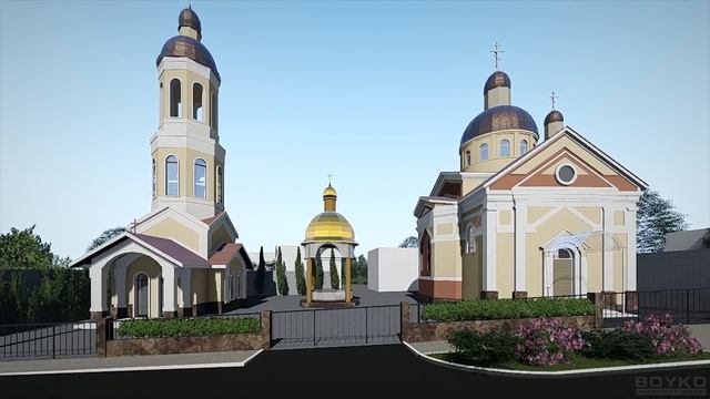 Дзвіниця церкви Свято-Різдва Богородиці в місті Сторожинець смотреть онлайн