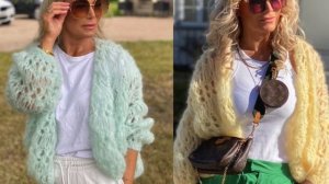 ШИКАРНЫЕ ВЯЗАНЫЕ ВЕЩИ 2024💕СВИТЕРА  КОФТЫ ДЖЕМПЕРЫ