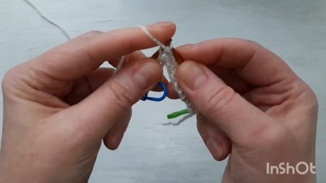 Шарф спицями МК ПОПЕТЕЛЬНО Drops Nepal Ховаю кінчики. i-cord