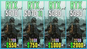 RTX 5070 vs RTX 5070 TI vs RTX 5080 vs RTx 5090 - Tested in 25 Games