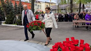 Торжественный митинг во дворе Центрального корпуса ТвГУ