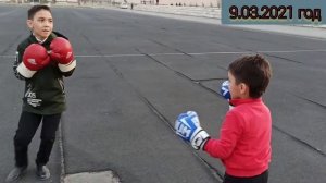 БОКС!!! 6 летний vs 11 летний Абдуллох vs Бахтиёр