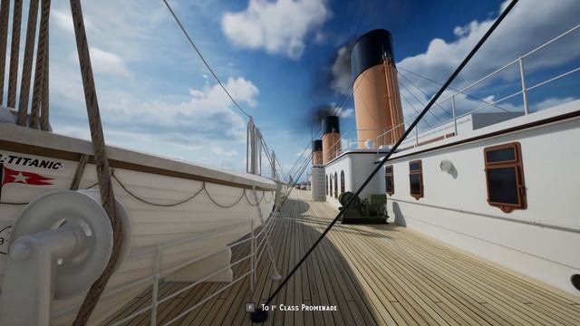 ПАЛУБЫ ТИТАНИКА  в игре Titanic - Honor and Glory