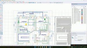 Как спроектировать теплый пол в двухэтажном доме за 1 ?
