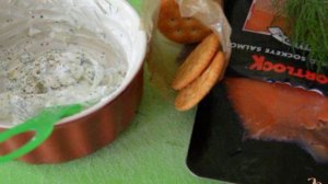 Канапе с лососем и сливочным сыром